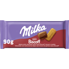 Chocolate con leche Milka y galleta lotus Biscoff 90g