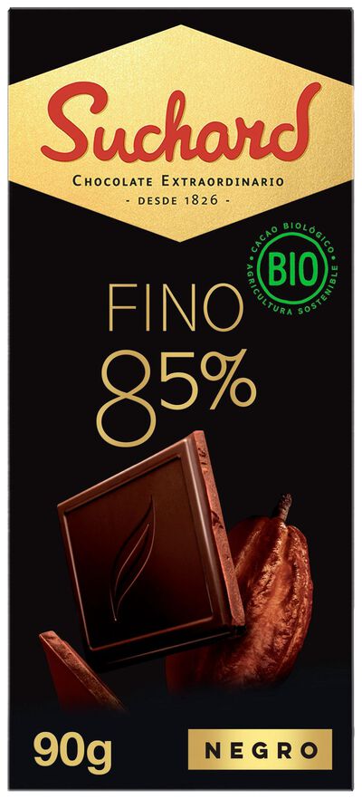 Chocolate negro bio Suchard 90g 85% de cacao