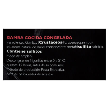 Gamba cocida Langus 700g 56-70piezas