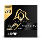 Caf&eacute; espresso ristretto intensidad 11 L&acute;or 20 caps.