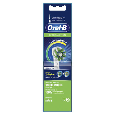 Recambio cepillo Oral-B 2 uds Cross Action