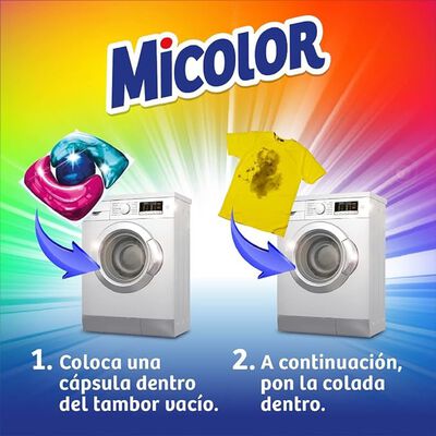 Detergente Micolor C&aacute;psulas 25 lavados A separar