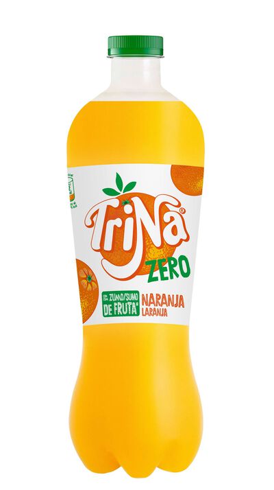 Refresco sin gas naranja Trina botella 1,5l zero