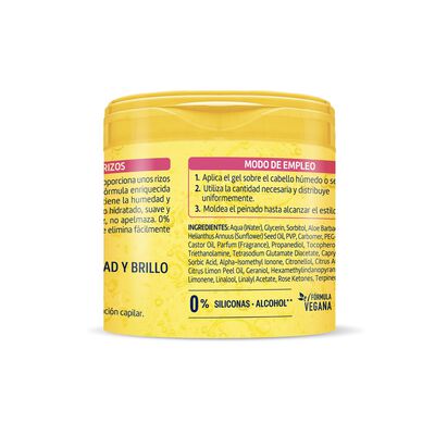 Gel fijador ligero Giorgi 400ml rizos aloe vera