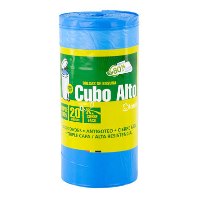 Bolsas de basura Lanta 20 uds 30 litros cubo alto