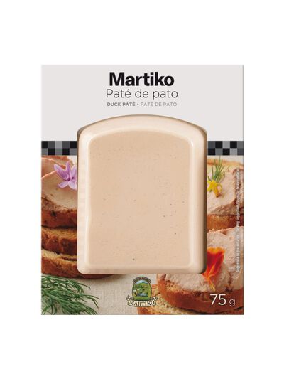 Paté de pato Martiko bloc 75g