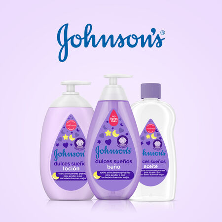 Gel de ducha infantil con dosificador Johnson's 750ml dulces sueños