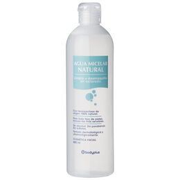 Agua micelar natural limpia y desmaquilla Bodyplus 400 ml