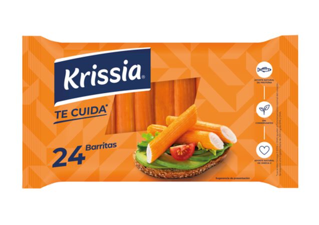 Barritas de surimi sin gluten Krissia 360g