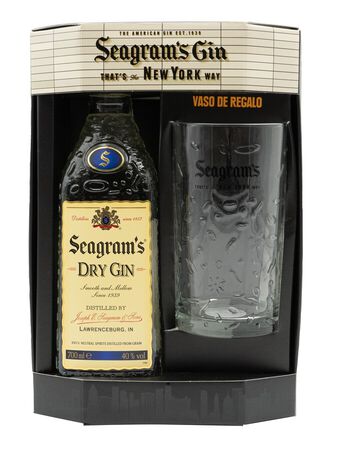 Ginebra Seagram's 70cl + regalo vaso