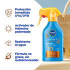 Crema solar pistola Nivea 250ml factor de protecci&oacute;n 30 protege & broncea