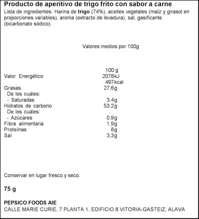 Snacks de trigo Lays Bocabits 75g