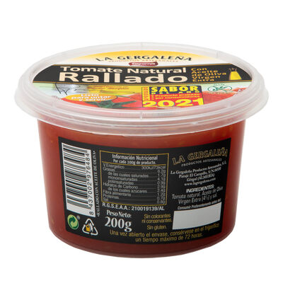 Tomate rallado aceite oliva extra La Gergaleña 200g