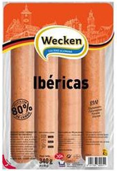 Salchicha Wecken 340G Ibéricas