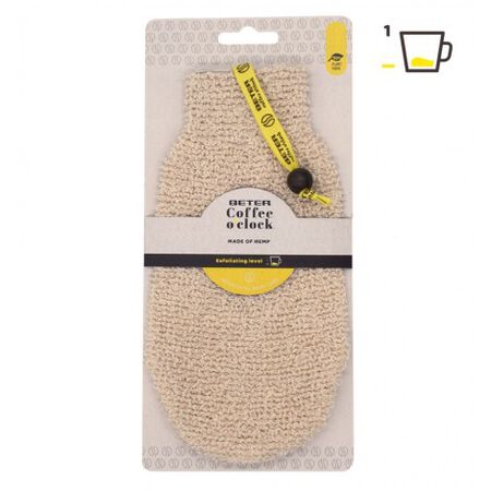 Guante baño cañamo Beter Coffee O'clock