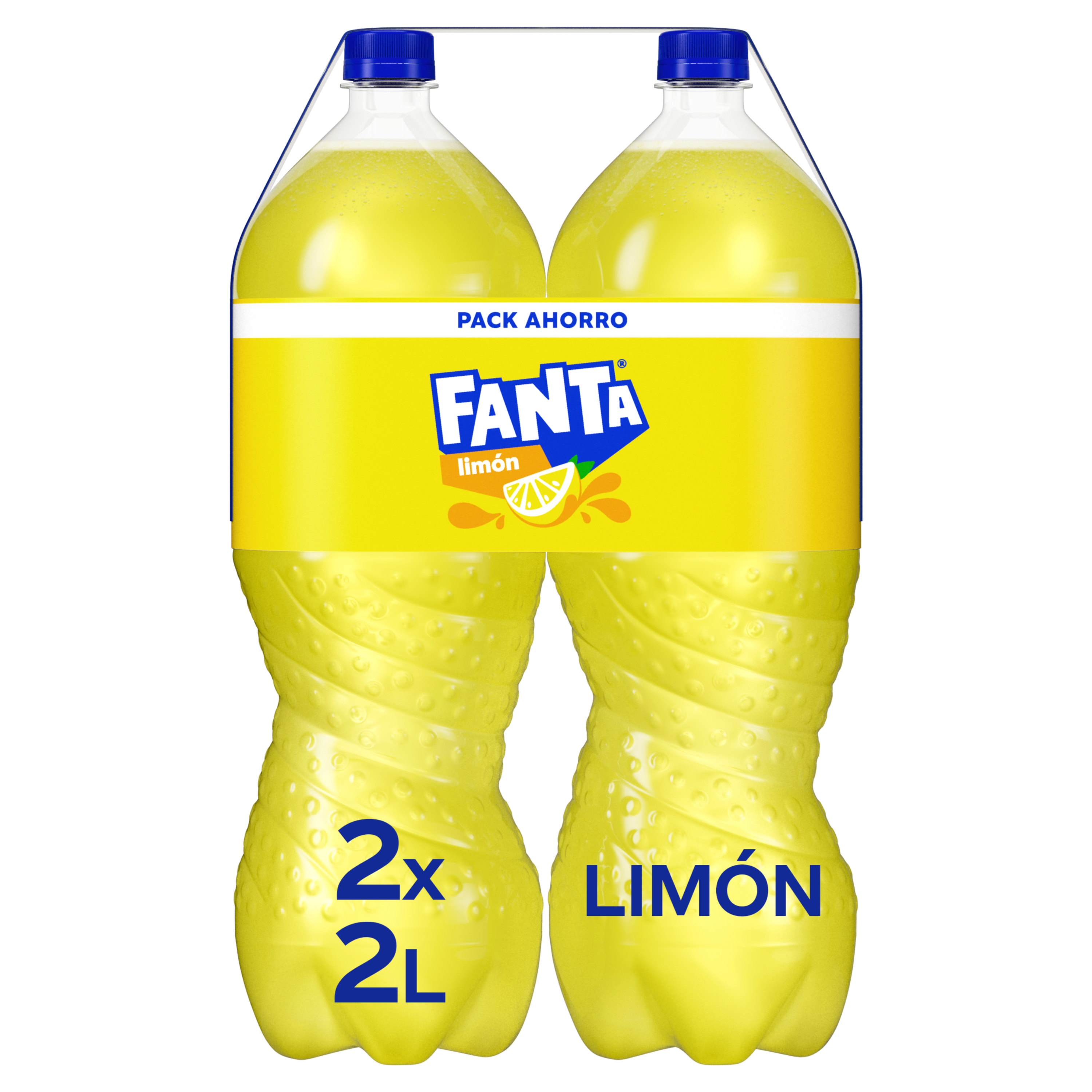 Refresco limón Fanta botella 2l pack 2