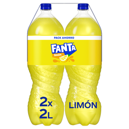 Refresco limón Fanta botella 2l pack 2