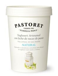 Yogur artesanal de vacas de pasto Pastoret 500g natural