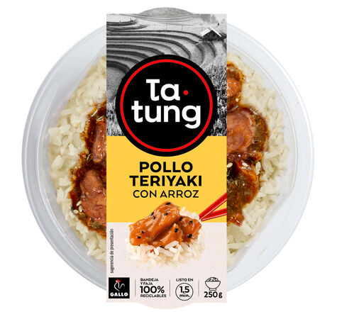 Pollo teriyaki con arroz Ta Tung 250g