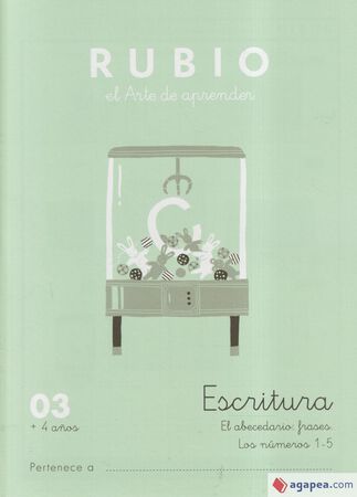 Cuaderno Escritura Rubio Nº03