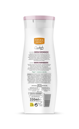 Loción corporal Natural Honey 330 ml Extra Hidratante