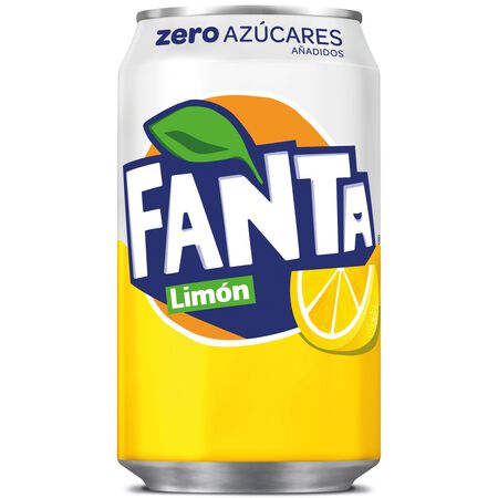 Refresco limón Fanta lata 33cl zero