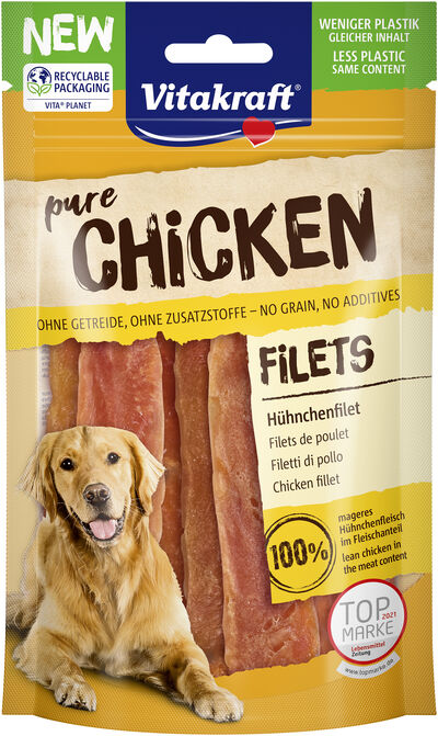 Snack de pollo para perros Vitakraft 80g