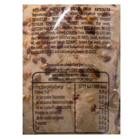 Mollete La Molletería multicereales 2 uds 160g