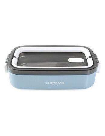 Fiambrera de plástico y acero thermosport rectangular 700ml