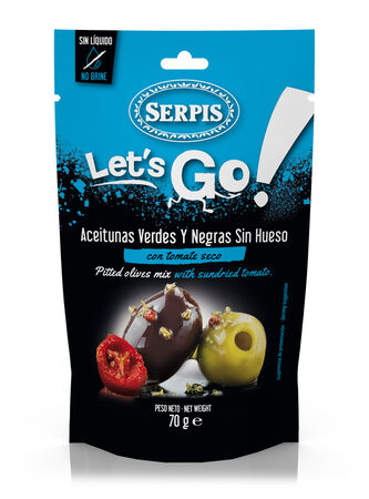 Aceitunas verdes con tomate seco Serpis 70g