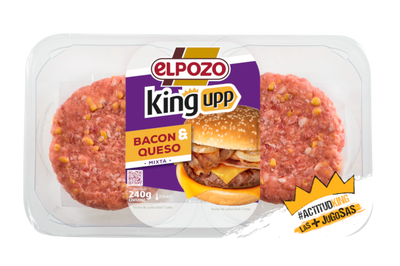 Hamburguesa de pollo y bacon queso King Upp 2x100g