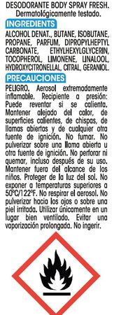 Desodorante spray Bodyplus 150 ml Fresh