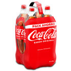 Refresco cola Coca-Cola botella 2l pack 4