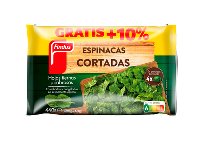 Espinacas cortadas Findus 400g