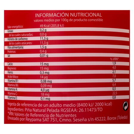 Piña cortada rodajas Isla Bonita 420g