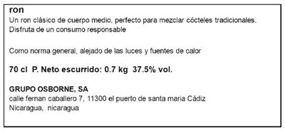 Ron A&ntilde;ejo Flor de Ca&ntilde;a 70cl N&ordm;5