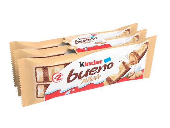 Chocolatina Kinder bueno pack-3 white