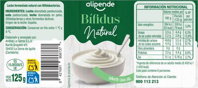 B&iacute;fidus Alipende pack 6 natural