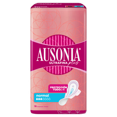 Compresa extrafina Plus Alas Ausonia 16 unidades Normal