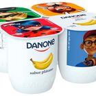 Yogur Danone pack 4 plátano