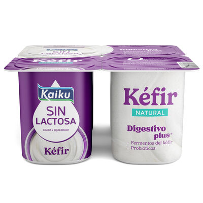 Kefir sin lactosa Kaiku Pack 4 Natural
