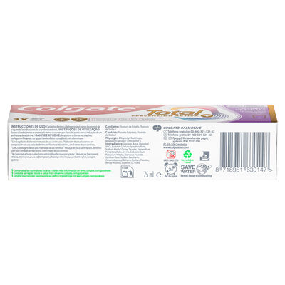 Pasta de Dientes Colgate Total Prevenci&oacute;n Activa + Cuidado de Enc&iacute;as 75ml