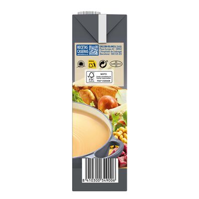 Caldo casero Gallina Blanca 1l cocido 100% natural