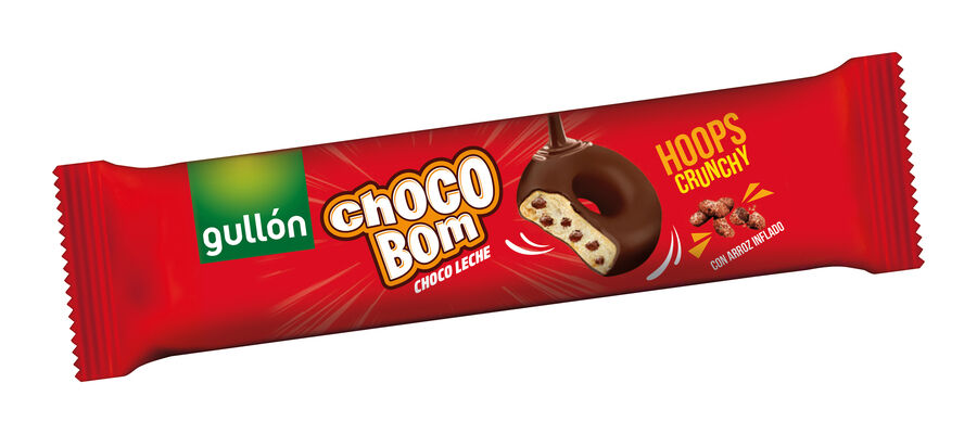 Galletas de  chocolate con leche Chocobomb Gullón 128G