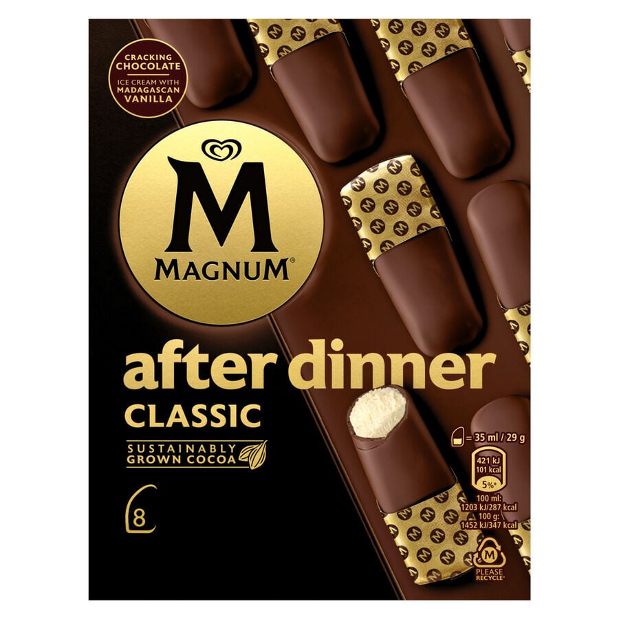 Helado Magnum after dinner classic 8 uds