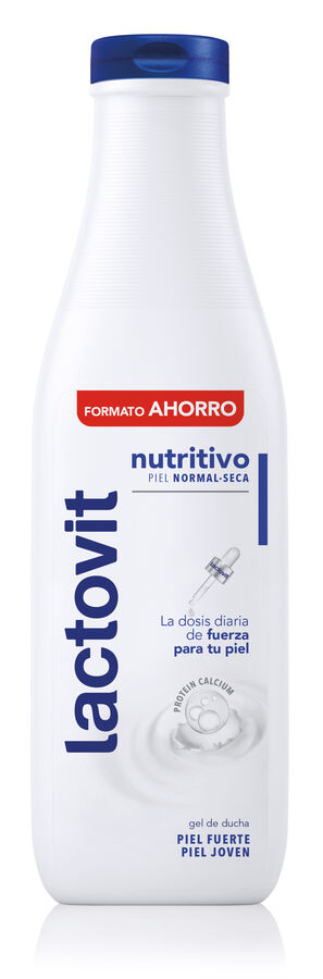 Gel de ducha Lactovit 750ml Nutritivo para piel Normal-Seca