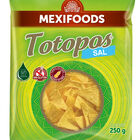 Nachos de ma&iacute;z Totopos Mexifoods 250g