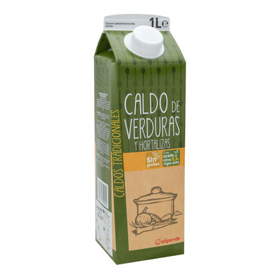 Caldo verduras con aceite de oliva sin gluten Alipende 1l