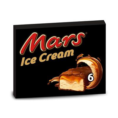 Barritas de helado Mars 6 uds