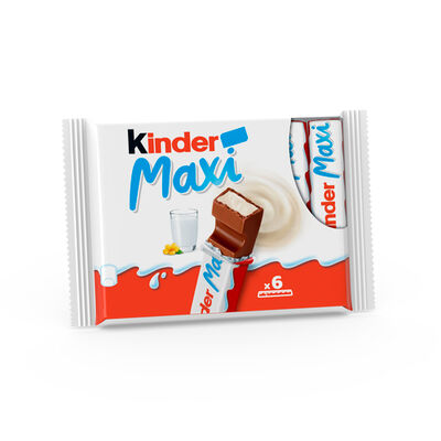 Barrita de chocolate Kinder 6u maxi